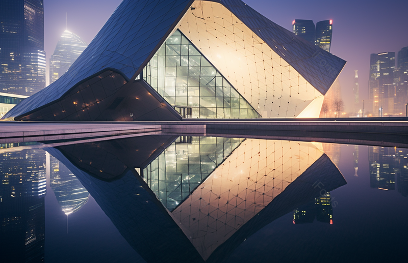 夜晚建筑灯光绚丽景,高清,摄影图,摄影图片,图片大全,摄影图免费下载